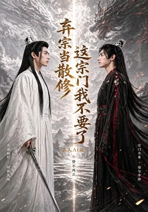 《弃宗当散修，这宗门我不要了真人AI版》真人AI短剧封面