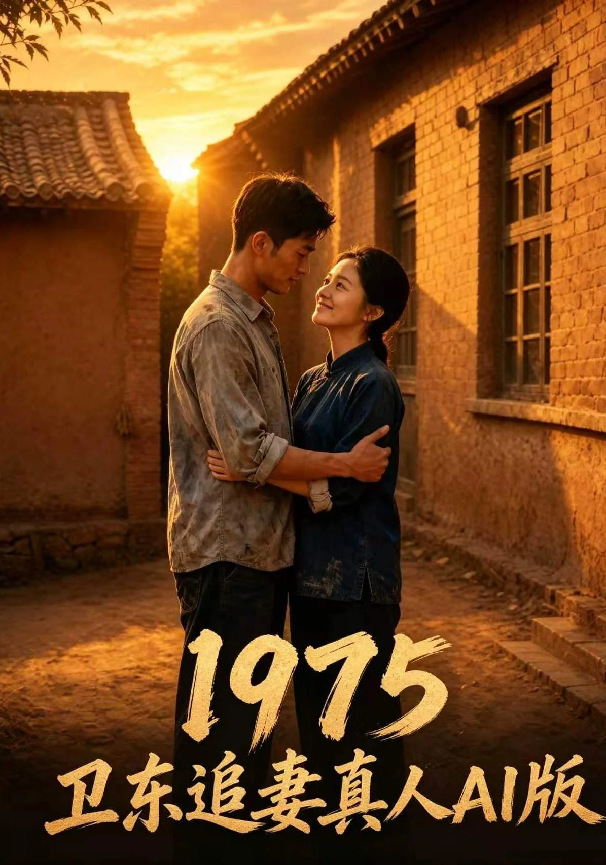 《1975：卫东追妻真人AI版》真人AI短剧封面